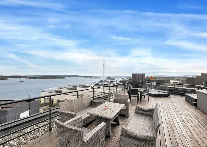 Tjuvholmen / Aker Brygge - Expensive Area In Oslo! 아파트